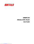 Buffalo WBMR-G54 Manual