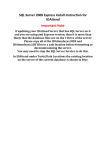 SQL Server 2008 Express Setup/IDAttend Instruction