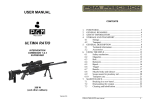 USER MANUAL ULTIMA RATIO