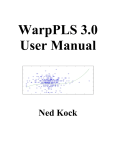WarpPLS 1.0 User Manual