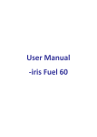 User Manual -iris Fuel 60