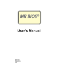 MR BIOS User`s Manual