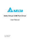 Delta Virtual COM Port Driver User Manual