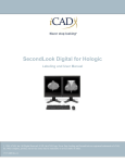SecondLook Digital for Hologic Labeling and User Manual