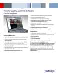 Picture Quality Analysis Software
