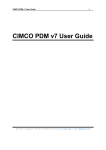 CIMCO PDM v7 Documentation