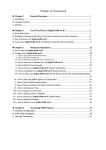 Table of Content - BN elektronik ApS