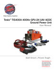 TI5400A 400Hz Manual - Tesla™ Industries Inc