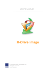 R-Drive Image User`s Manual