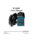 IC1600C Users Manual