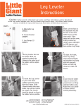 Little Giant Leg Leveller Accessory User Manual