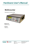 Hardware User`s Manual Multicounter
