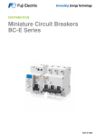 DISTRIBUTION Miniature Circuit Breakers BC-E Series