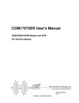COM17075ER User`s Manual - RTD Embedded Technologies, Inc.