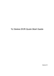 1U Series DVR Quick Start Guide Version 3.0 201112