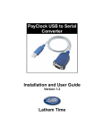 PayClock USB to Serial Converter User Manual