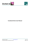 Orchid-16 DLL Functional Driver User Manual (Version