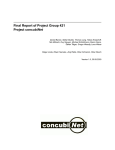 Final Report of Project Group 421