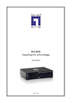 PLI-3210 HomePlug Pro 4-Port Bridge