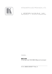 USER MANUAL - Kramer Electronics