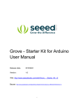 Grove - Starter Kit for Arduino User Manual