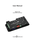 User Manual - Audio Authority