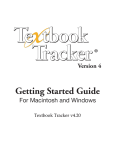 Textbook Tracker Getting Started Guide PDF