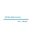 4GE Fiber Media Converter User`s Manual