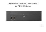 Personal Computer User Guide for DE5100 Series