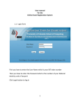 1 User manual For the Online Exam Registration System 1.1 Login