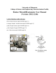 Bruker Microdiffractometer User Manual (Version: 2012.12.06)