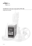 FPC 100 Installation and user manual