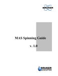 MAS Spinning Guide from Bruker