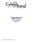 CyberPatrol 7.6 User Manual