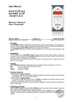 User Manual ALFA 23 DP and ALFANET 23 DP -10