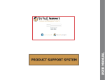 product support system user manual