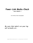 Media Check Manual - Power