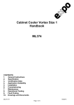 Size 1 Cabinet Cooler Manual