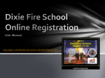 Dixie Fire School Online Registration