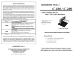 C-100 / C-200 Label Counters for use with CAT-3