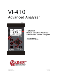 VI410 Vibration Monitor User Manual