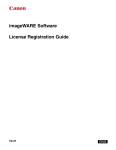 imageWARE Software License Registration Guide