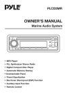 Pyle Car Stereos User Manual