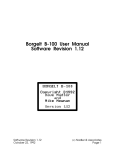 B100 Manual version 1.12, 22-October-1992