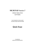 Microtab Quickstart Manual