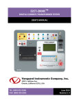 EZCT-2000C User`s Manual - Vanguard Instruments Company, Inc.