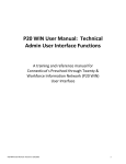 P20WIN User Manual: System Administrator Guide