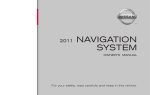 2011 Nissan Navigation System Owner`s Manual (cube, Juke