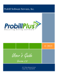 to view Probill`s User Manual