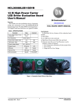 18 W High Power Factor LED Driver Evaluation Board User`s Manual